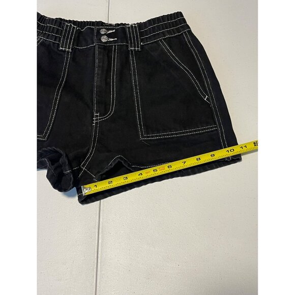 Simple Society Women's High Waist Stretch Denim Short, Size 5/27 - Picture 7 of 10